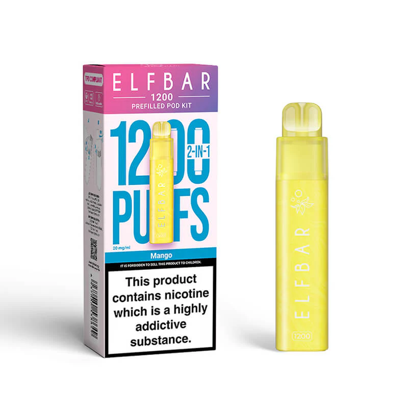 Elf Bar 1200 2-in-1 Prefilled Pod Vape Kit - Image 10